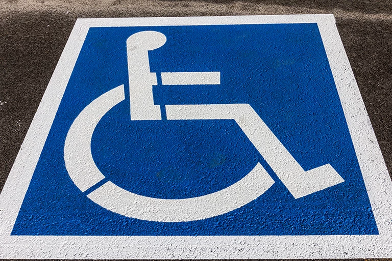 miejsce dla niepełnosprawnych